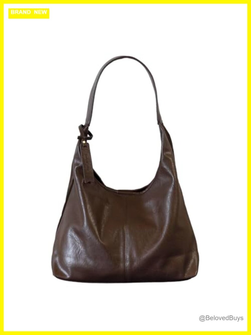 PU Leather Suede Reversible Hobo Tote Bag